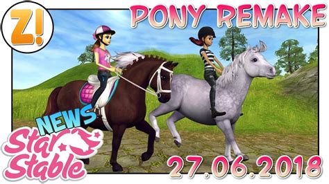 Star Stable Update Sso Das Pony Remake Update 27062018 Youtube