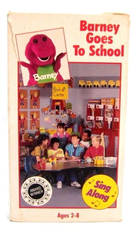 Barney And Friends Goes To School Vhs Video Tape Rare 1990 Vtg Sing