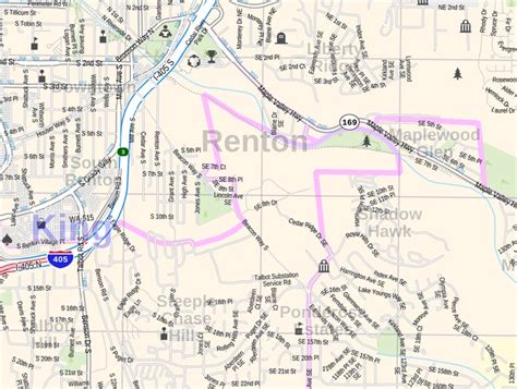 Boeing Renton Campus Map