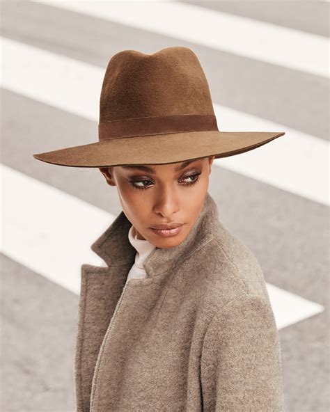 Janessa Leone Harper Wool Fedora Hat Wool Fedora Hat Fedora Hat Outfit Fall Fedora Hat Outfits
