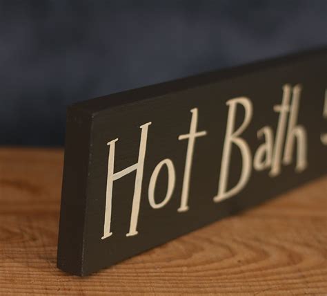 Hot Bath 5 Cents Wood Sign The Weed Patch