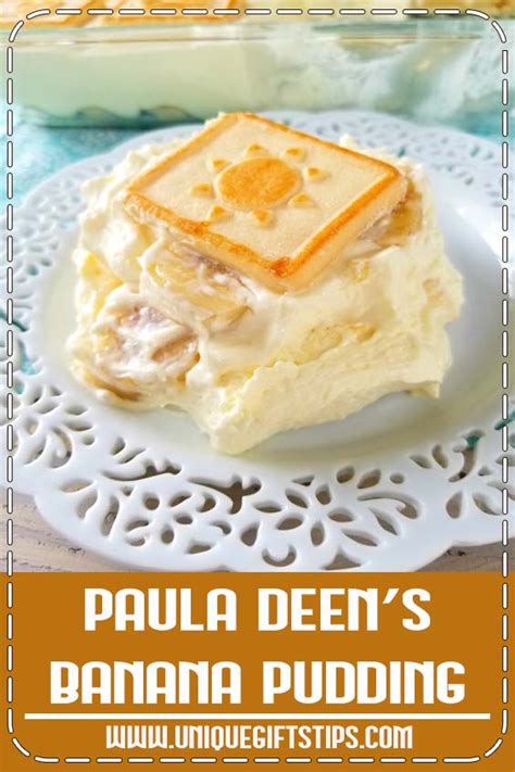 If you're a lover of layered desserts, you have to try paula's not yo' mama's banana pudding! Paula Deen's Banana Pudding | Recipe | Banana pudding ...