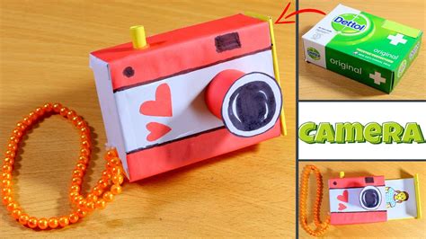 How To Make Camera From Soap Box Diy Paper Camera Soap Box Ideas