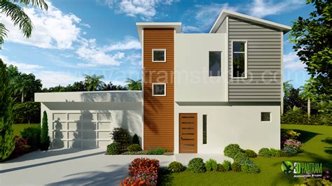 3d Exterior Home Design Rendering Yantramstudio