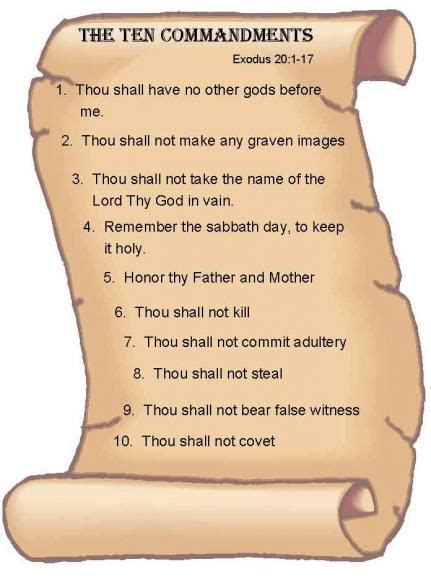 10 Commandments Kjv Printable Lovediore