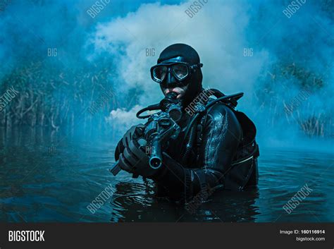 Navy Seal Frogman Image And Photo Free Trial Bigstock