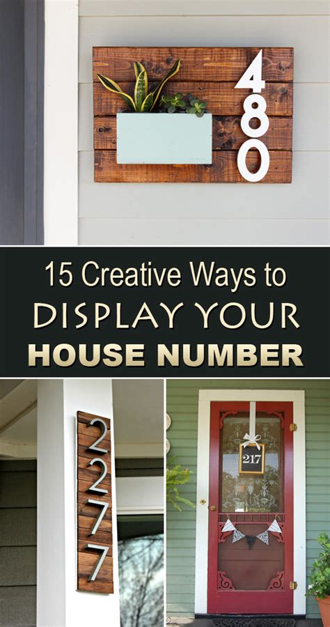 Ideas At The House 15 Creative Ways To Display Your House Number