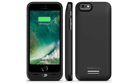 Press Play Extended Battery Case For Iphone 66s 66s Plus 7 7 Plus