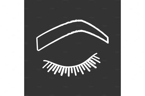 Steep Arched Eyebrow Shape Icon Vector Graphics ~ Creative Market