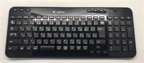 Logitech Logicool K360 Wireless Keyboard Glossy Black Japanese