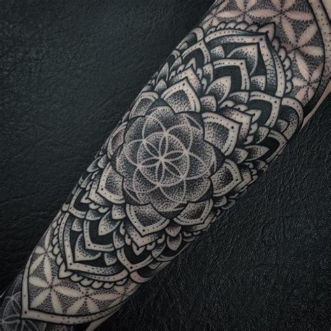 Abstract tattoo design, floral pattern. 105+ Cool Flower of Life Tattoo Ideas - The Geometric ...
