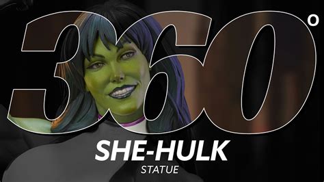 She Hulk Exclusive Statue By Sideshow 360° Youtube
