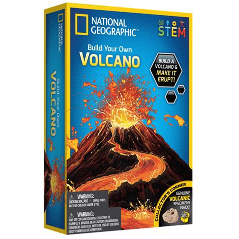 National Geographic Volcano Science Kit Stem Toy Kit For Children