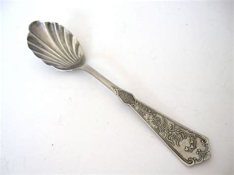 Antique Victorian Sugar Spoon William Penn 1899 Silverplate Etsy