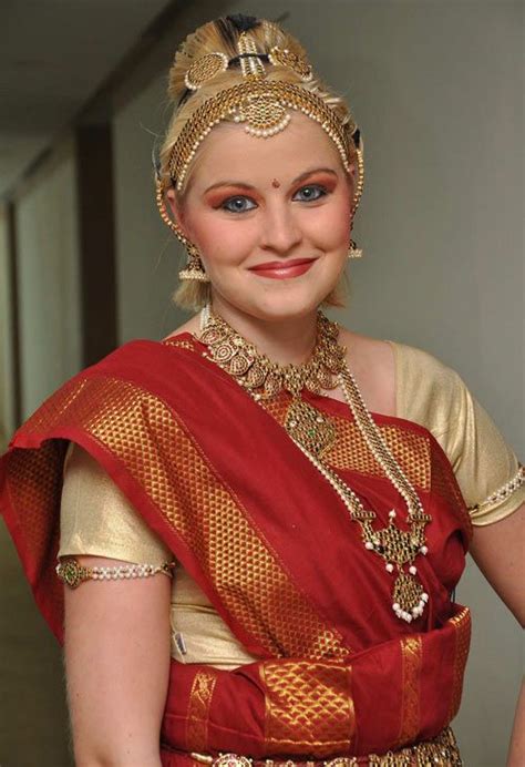 German Franziska Lange Arrived Dressed As A Tamil Nadu Brahmin Bride