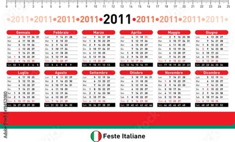 Calendario 2011 Da Tavolo Con Festività Italiane Immagini E
