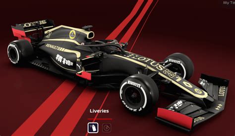 F1 2020 My Team Liveries Ps4 Formula 1 Game Liveries Thomas Bethea