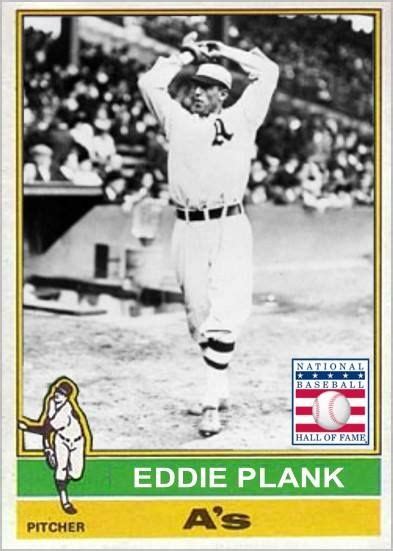 Eddie Plank Philadelphia As Baseball Cards Oakland Athletics