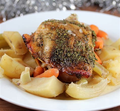 Slow Cooker Turkey Thighs Pot Roast Recipe Cully S Kitchen