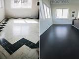Pictures of How To Paint Tile Floors