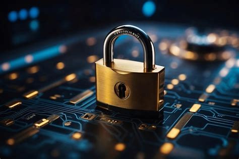 Иллюстрация генеративного ии для защиты и кибербезопасности | Премиум Фото