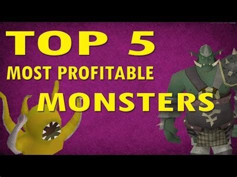 This guide can be used for anyone. Top 5 Most Profitable Monsters - OSRS Tips and Tricks day 7 : 2007scape