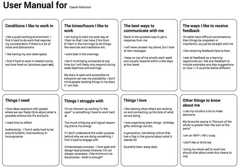 A User Manual For Me There Are Lots Of Ways To Build Good By Cassie