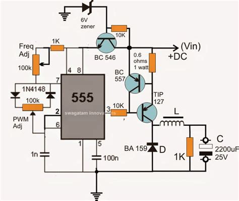 The Electronic Circuit Diagram Shows How It Works