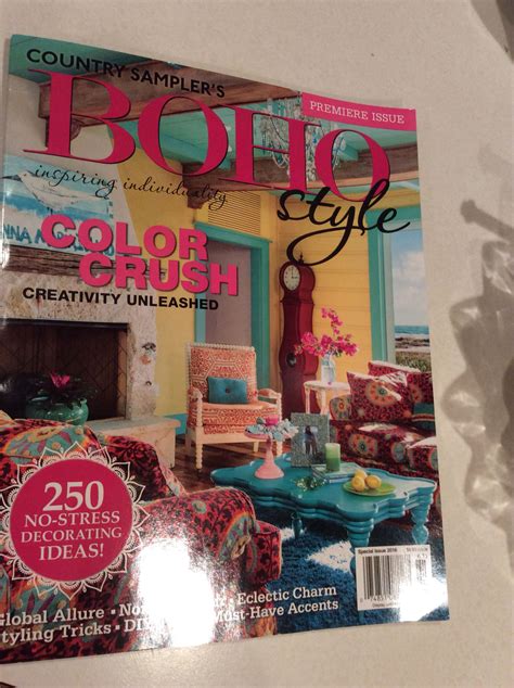 This A New Magazine Boho Style By Country Sampler I Saw It At The