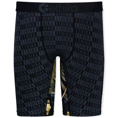 Ethika Boxers Men What The Luxe Black Gold