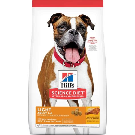 Hill's science diet is a brand of dog food that is well known for their specialist formulations. Science Diet Adult Light Dry Dog Food, 17.5 Lb. | Food ...
