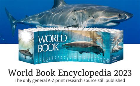 The World Book Encyclopedia 2023 Hardcover 22 Volume Set Over