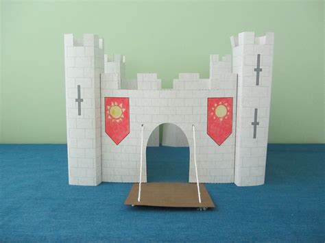 3d Paper Castle Project For Kids Youtube Castle Crafts Castle