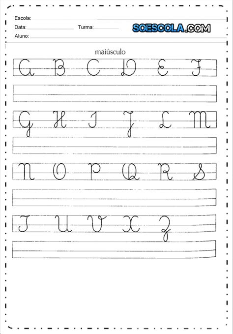 Search Results For “alfabeto Cursivo Pontilhado Para Imprimir Atividades De Caligrafia