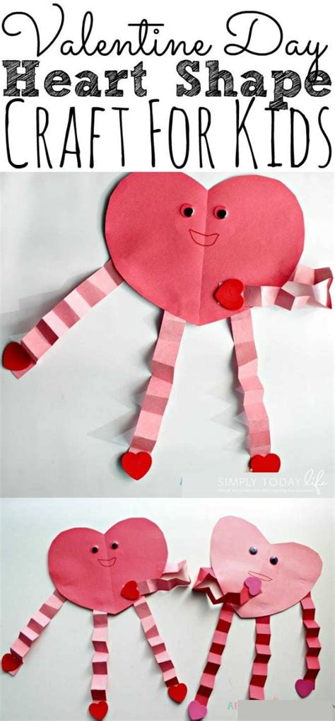 Easy And Cute Valentines Day Heart Craft For Kids