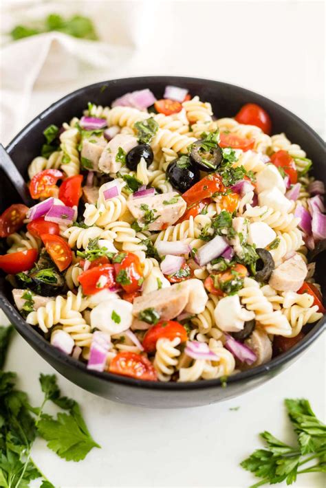Zesty And Easy Italian Pasta Salad Makes A Healthy Cookout Side Dish Or