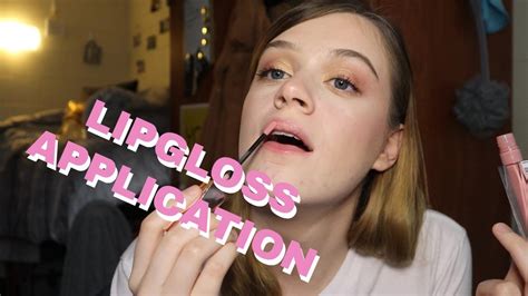 Lipgloss Application And Kisses Asmr Youtube