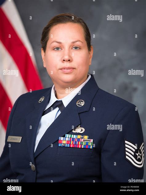 Official portrait, uncovered, of Technical Sgt. Mandy M. Johnson, U.S ...