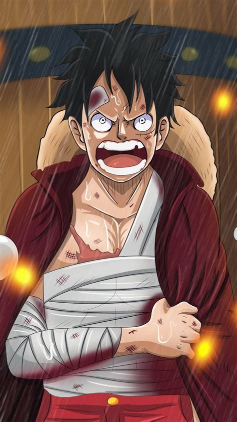 Monkey D Luffy Angry One Piece Anime 1080x1920