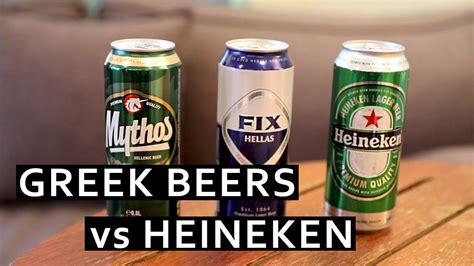 Epic Beer Challenge Greek Beers Mythos And Fix Vs Heineken Drunk