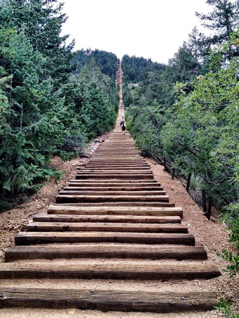Natures Stair Master Manitou Incline Stairs Spring Images