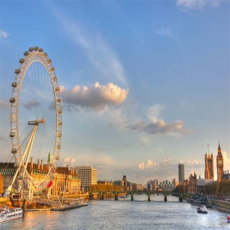 Laeacco London Eye River Bridge Big Ben Tower Photography Backdrops
