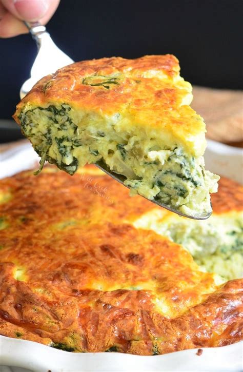 Spinach Artichoke Crustless Quiche This Crustless Quiche Is Made With