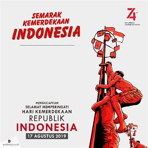 10+ Contoh Desain Poster HUT Kemerdekaan Indonesia Ke 74