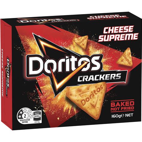 Doritos Crackers Cheese Supreme 160g Woolworths