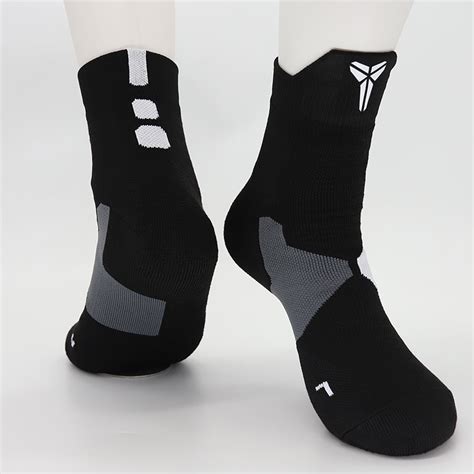 Kobe Bryant Elite Socks Nba Black Manba Basketball Socks Sports Socks