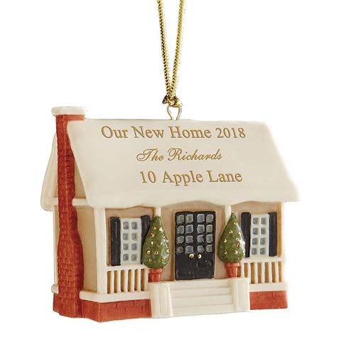 Personalized Our New Home Ornament House Ornaments New Home Ts