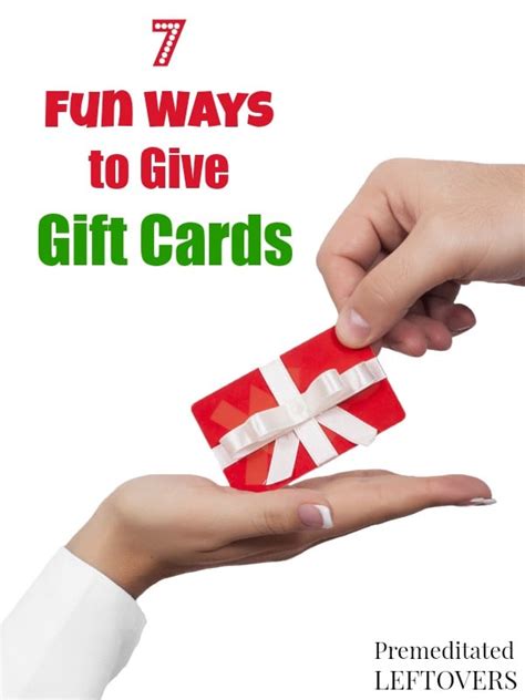 7 Fun Ways To Give T Cards
