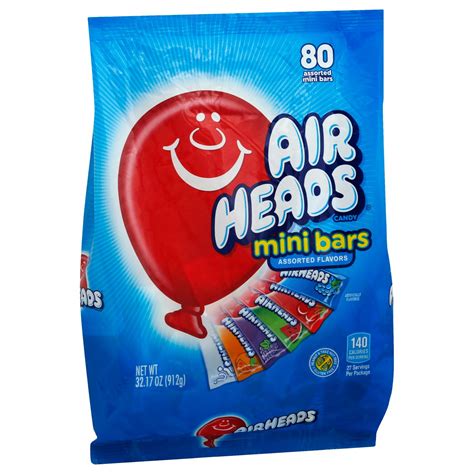 Airheads Assorted Flavor Mini Bars 80 Ct Shop Candy At H E B