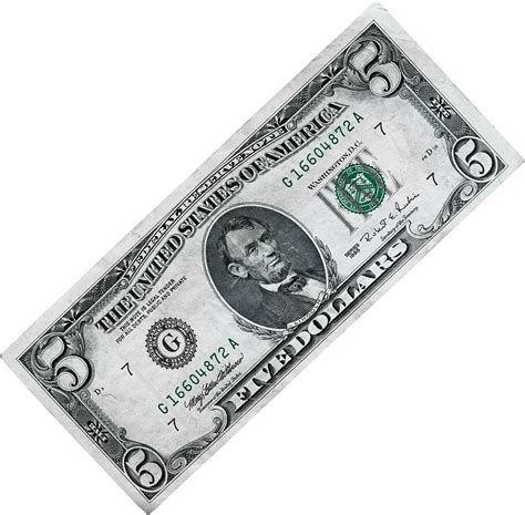 5 Dollar Bill Png - Free Logo Image png image